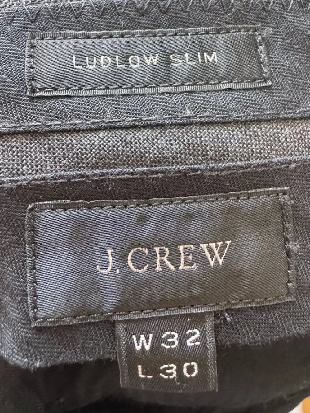 J. Crew Gray Ludlow Slim Suit Pant in Italian Wool W32 L30